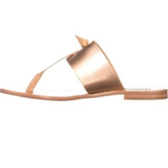 Steve Madden Olivia Rose Gold Thong Sandals NWT - Picture 3 of 8